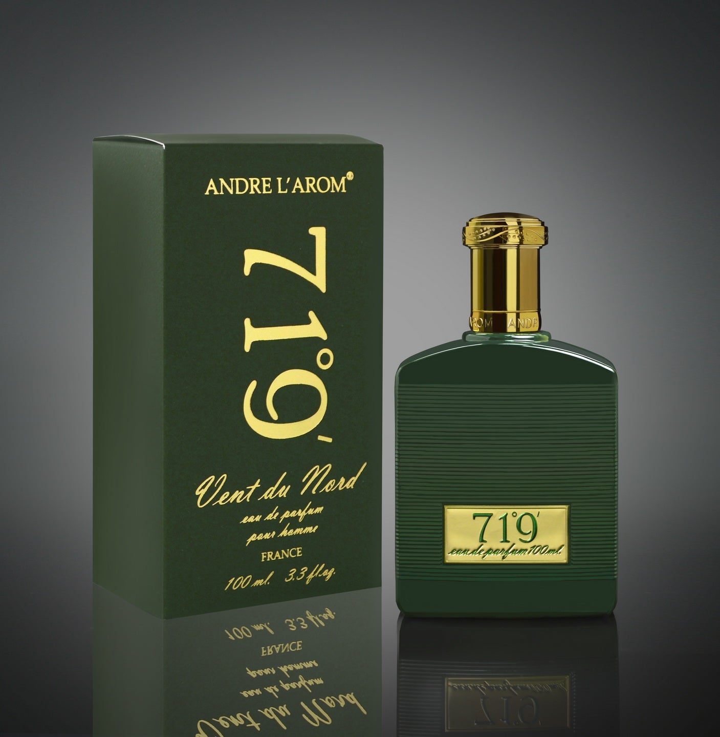 VENT DU NORD 71°9' eau de parfum for men 100ml