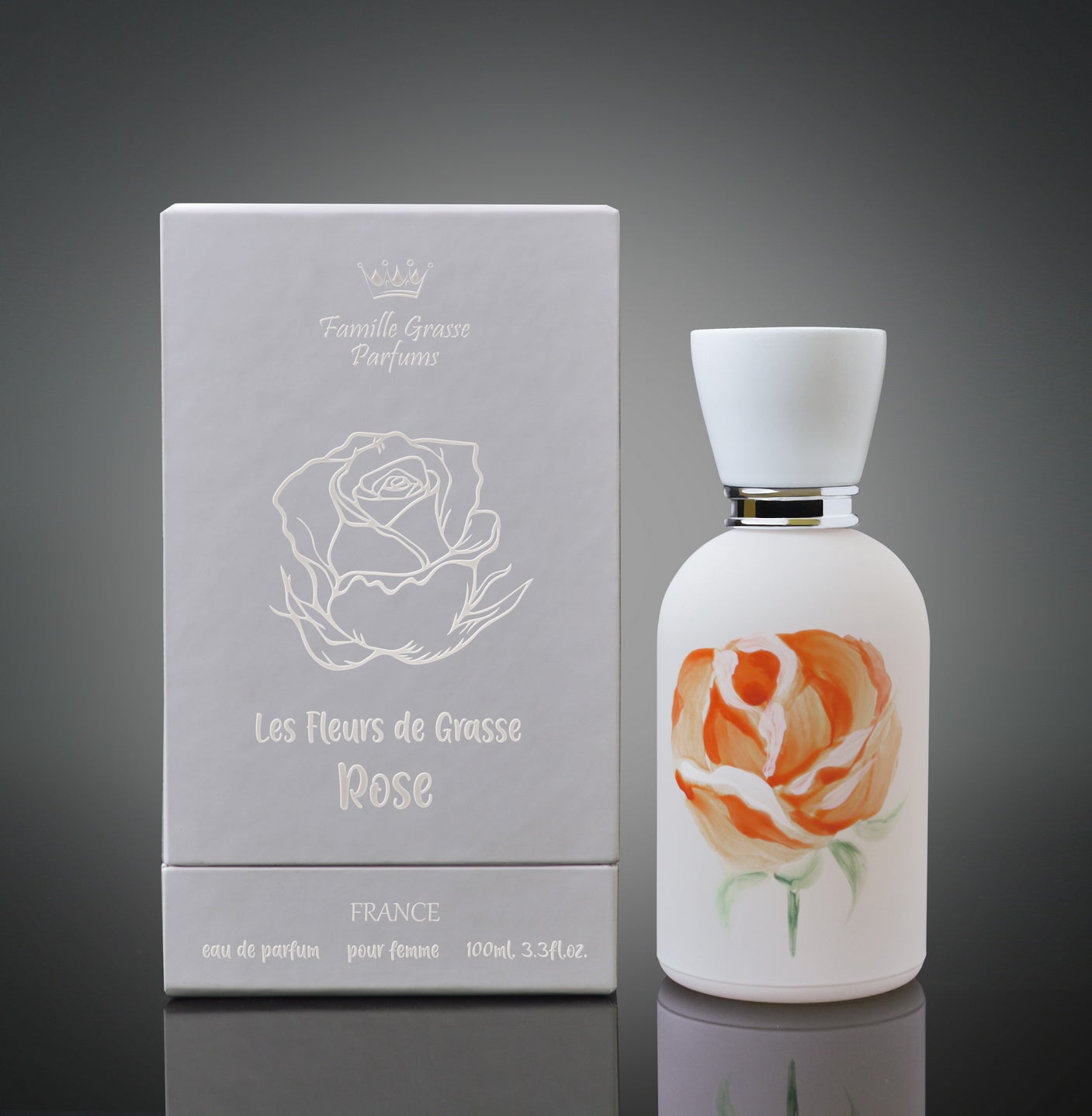LES FLEURS DE GRASSE ROSE eau de parfum for women 100ml