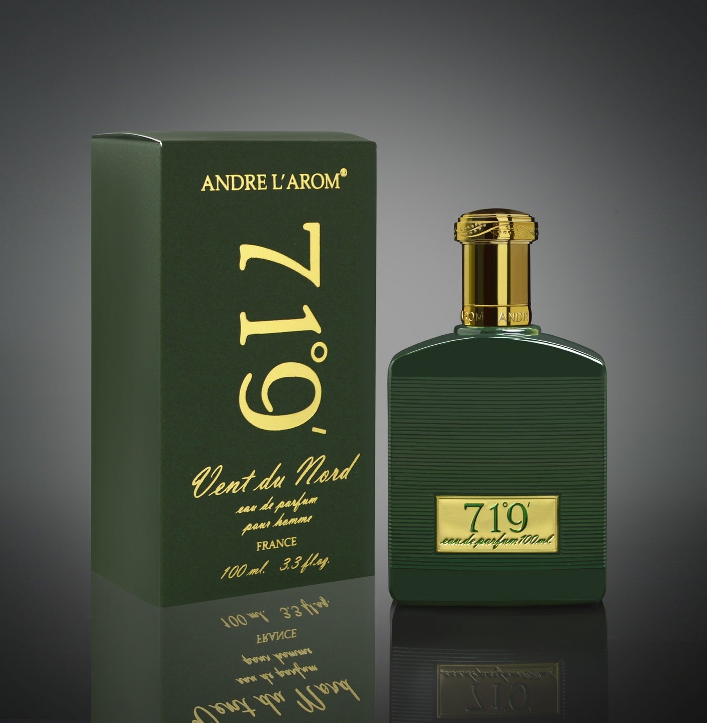 VENT DU NORD 71°9' eau de parfum pour homme 100ml