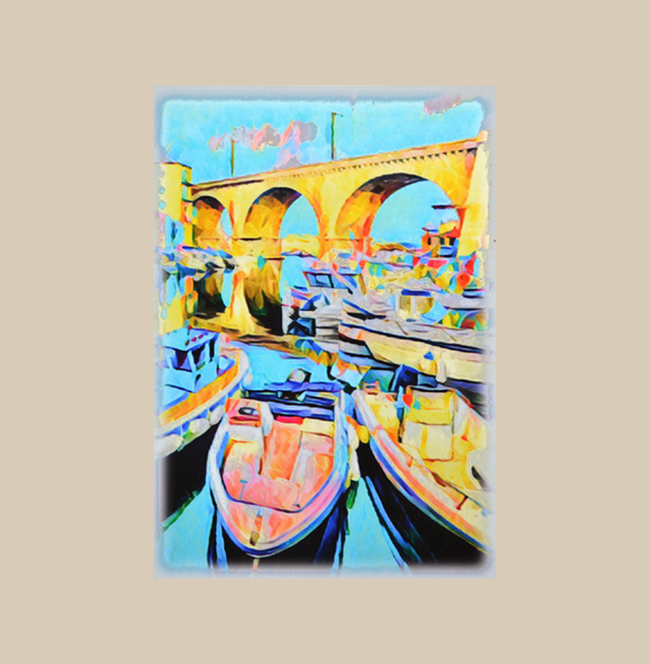 Illustrated scented cards — Set of 5