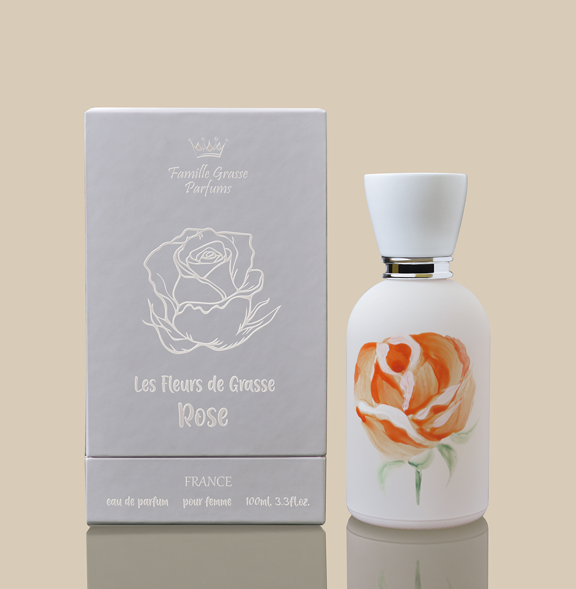 LES FLEURS DE GRASSE ROSE eau de parfum pour femme 100 ml